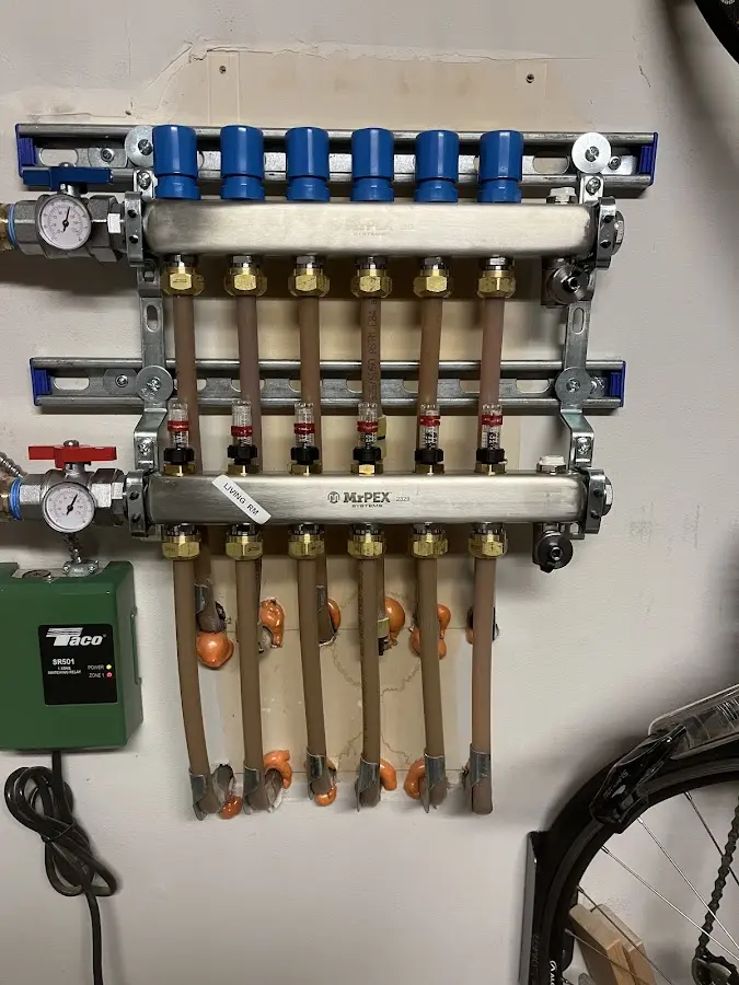 Plumber performing Water Heater Repair at a residential property in Moorestown